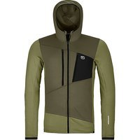 ORTOVOX Veste polaire à capuche Grid pour homme olive | S