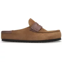 Sabots cuir Birkenstock Naples Wrapped Double Stitch Mixed