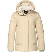SCHÖFFEL Damen Winterjacke Style Purga Urban Venturi Hoodie crème | 36
