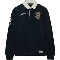 Polo manches longues double emblem Superdry