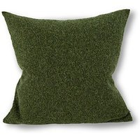 STEINER 1888 Coussin en laine Alina 40x40cm kiwi (rempli) vert foncé