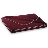 STEINER 1888 Wolldecke Alina 150x190cm brombeer rouge foncé