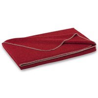 STEINER 1888 Couverture en laine Alina 150x190cm airelle rouge