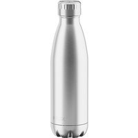 FLSK Bouteille isotherme - Bouteille thermos 0,5 l en acier inoxydable argent