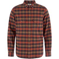 FJÄLLRÄVEN Chemise Skog Flannel Relaxed Fit BW pour homme rouge foncé | S