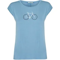 T-shirt femme Greenbomb Bike Handdrawn Timid
