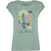 T-shirt femme Greenbomb Les Fleurs Timid