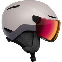 ATOMIC Skihelm REVENT VISOR PHOTO gris clair | 51-55CM