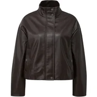 Veste d'intérieur en similicuir coupe décontractée col montant femme s.Oliver