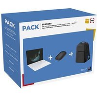 Pack PC Portable Samsung Galaxy Book2 Pro NP950XGK 15,6" Full HD Intel® Core™ Ultra 7 16 Go RAM 512 Go SSD Argent + Sac à dos Noir + Souris sans fil Bluetooth Noir