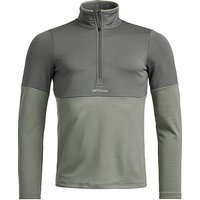 ORTOVOX Zipshirt de randonnée léger en polaire pour homme vert clair | S
