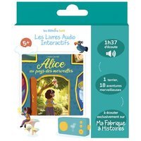 Livre audio interactif Lunii pour Ma Fabrique à Histoires Alice aux pays des merveilles
