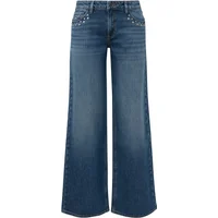 Jeans catie mid rise wide leg femme QS