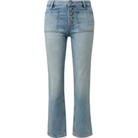 Jeans catie taille haute longueur raccourcie femme QS