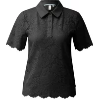 Polo en dentelle transparente femme QS