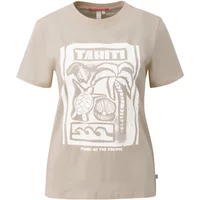 T-shirt en coton avec imprimé devant femme QS