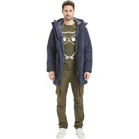 KNOWLEDGE COTTON APPAREL Parka Softshell bleu | M
