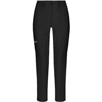 SALEWA Pantalon de randonnée court Puez Dolomitic 2 Durastretch pour femme noir | 34