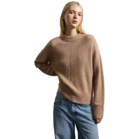 Pull oversize col rond en laine femme Stefanel