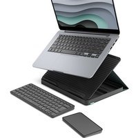 Kit de télétravail Clavier sans fil Azerty Logitech Casa Pop-Up Desk Graphite + Support + Pavé tactile