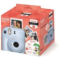 Pack Iconique Fujifilm Instax Mini 12 Bleu + Film Instax Mini 2x10 vues + Housse