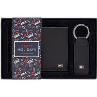 TOMMY HILFIGER Coffret cadeau portefeuille et porte-clés noir