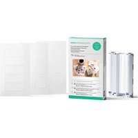 Pack stickers prédécoupés Cricut StickerPix Print™ 54 feuilles LT +18 rectangles Blanc + 18 ronds Blanc + 2 recharges d'encre Blanc