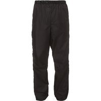 VAUDE Pantalon de pluie homme Fluid Full-Zip noir | L (court)