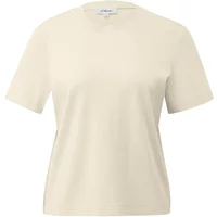 T-shirt en jersey interlock à col rond femme s.Oliver