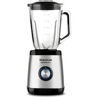 Blender en verre Taurus Magnum 1500 1500 W Noir et Argent