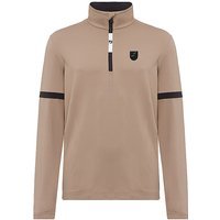 TONI SAILER Sous-pull zippé Barney pour homme marron clair | 48