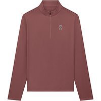 ON Haut de running Core 1/4 Zip pour homme rouge foncé | S