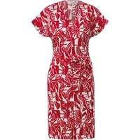 Robe en jersey structuré avec motif all-over et ceinture à nouer femme s.Oliver