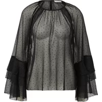 Blouse féminine en mousseline à mini-pois femme COMMA