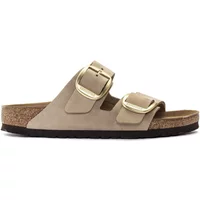 Mules femme Birkenstock Arizona Big Buckle Nubuck Leather