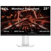 Ecran PC Gaming Tcl 25P1AD 24,5" 300 Hz Full HD Blanc