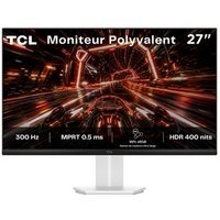 Ecran PC Gaming Tcl 27P1AD 27" 300 Hz Full HD Blanc