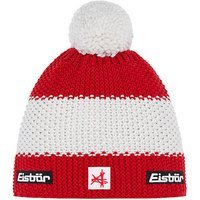 EISBÄR Bonnet Star Pompon Ski Austria rouge