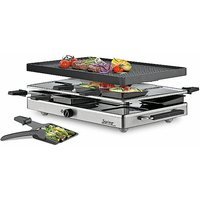 SPRING Raclette8 CLASSIC Plaque de grill en aluminium noir
