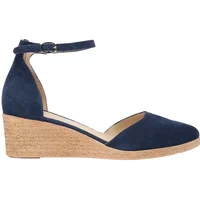 Espadrilles compensées en daim avec boucle de fermeture femme Ryłko Megi