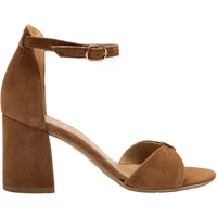 Sandales à talon bride décorative aux orteils cuir suede femme Ryłko Tara