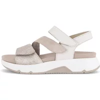 Sandales en velours femme Gabor Rollingsoft Raffia Foulard