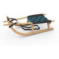 KATHREIN Luge de randonnée pour écolier avec siège à sangle (pour les 6-10 ans) noir