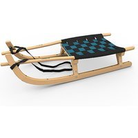 KATHREIN Luge de randonnée biplace avec siège à sangle (pour 1 à 2 personnes) noir