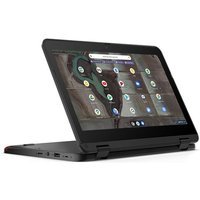 ChromeBook Lenovo 500e 11.6" Ecran tactile Intel® Celeron N4500 4 Go RAM 32 Go eMMC Noir Reconditionné