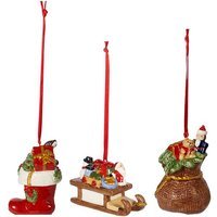 VILLEROY & BOCH Décorations de Noël Ornements Nostalgic - Cadeaux d'ornements 6,3 cm multicolore