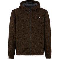 E9 Veste polaire à capuche Mimmo pour homme marron | S