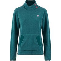 E9 Sweat à capuche d'escalade pour femme W-Peace Fleece pétrole | XS