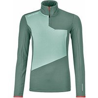 ORTOVOX Haut fonctionnel zippé FLeece Light pour femme pétrole | XL