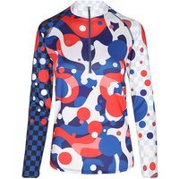 FREISEIN Sous-pull zippé pour femme Speed Queen multicolore | XS